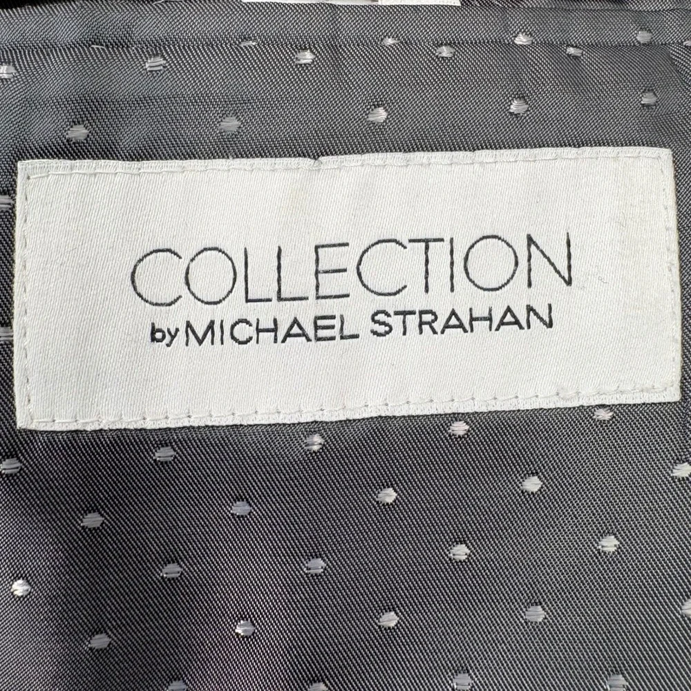 Collection by Michael Strahan Blazer Men 44R Gray Wool Blend Two Button Corpcore